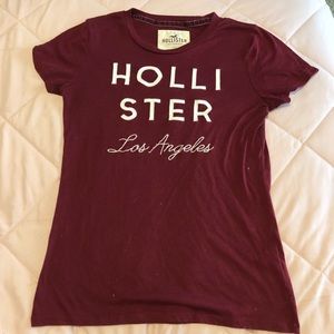 Maroon Hollister Tee